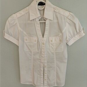 Express White Collared Shirts